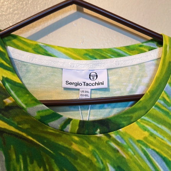 Sergio Tacchini Ciudad T-Shirt Cherry Tomato Multi - Picture 2 of 8